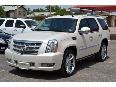 cadillac escalade 2011 white suv platinum edition flex fuel 8 cylinders all whee drive automatic 76903