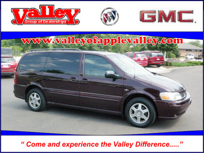 oldsmobile silhouette 2004 dk  red van premiere dvd gasoline 6 cylinders front wheel drive automatic 55124