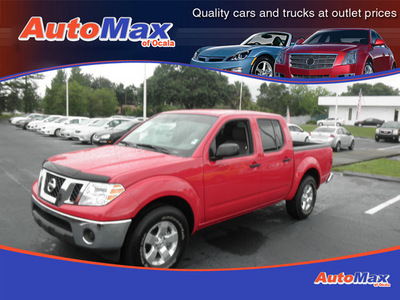 nissan frontier 2011 red sv v6 gasoline 6 cylinders 2 wheel drive automatic 34474
