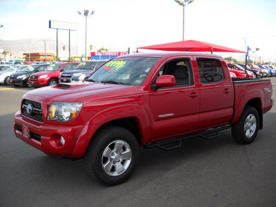 toyota tacoma 2011 red prerunner gasoline 6 cylinders 2 wheel drive automatic 79925