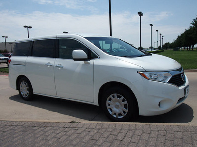 nissan quest 2011 white van 3 5 s gasoline 6 cylinders front wheel drive automatic with overdrive 76018