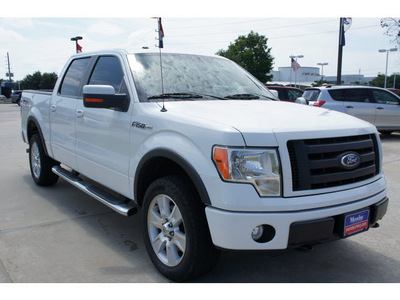 ford f 150 2010 white flex fuel 8 cylinders 4 wheel drive 6 speed automatic 77090