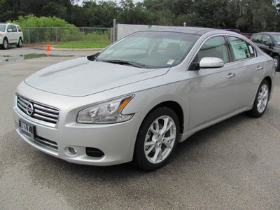nissan maxima 2012 silver sedan sv gasoline 6 cylinders front wheel drive automatic 33884