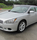 nissan maxima 2012 silver sedan sv gasoline 6 cylinders front wheel drive automatic 33884