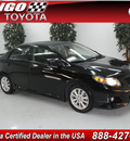 toyota corolla 2010 black sedan s gasoline 4 cylinders front wheel drive automatic 91731