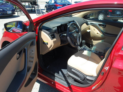 hyundai elantra 2013 red sedan gls gasoline 4 cylinders front wheel drive automatic 94010