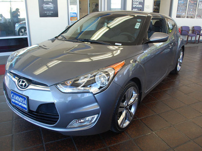 hyundai veloster 2012 triathlon gray coupe ecoshift dct gasoline 4 cylinders front wheel drive automatic 94010