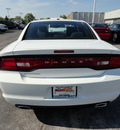 dodge charger 2011 white sedan se gasoline 6 cylinders rear wheel drive automatic 60443