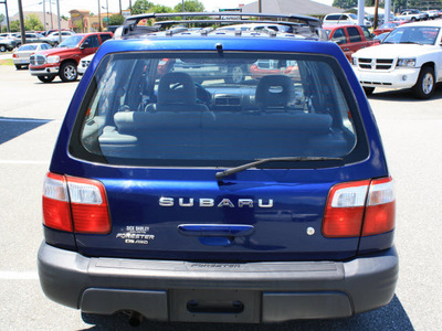 subaru forester 2001 blue suv l gasoline 4 cylinders all whee drive 5 speed manual 27215
