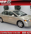 honda civic 2007 beige sedan lx gasoline 4 cylinders front wheel drive automatic 91731