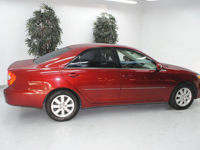 toyota camry 2003 red sedan xle v6 gasoline 6 cylinders front wheel drive automatic 91731