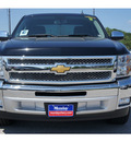 chevrolet silverado 1500 2012 black flex fuel 8 cylinders 2 wheel drive 6 spd auto,elec cntlled t 77090