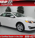 toyota camry 2012 white sedan se gasoline 4 cylinders front wheel drive automatic 91731
