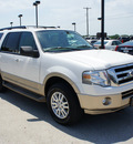 ford expedition 2011 white suv xlt 8 cylinders automatic 76087