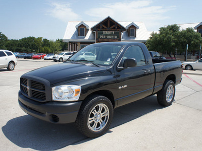 dodge ram pickup 1500 2008 black pickup truck 6 cylinders automatic with overdrive 76087