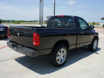 dodge ram pickup 1500 2008 black pickup truck 6 cylinders automatic with overdrive 76087