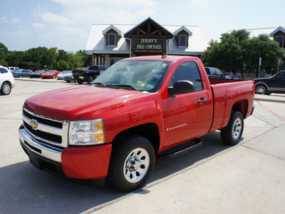 chevrolet silverado 1500 2009 red ls gasoline 6 cylinders 2 wheel drive automatic 76087