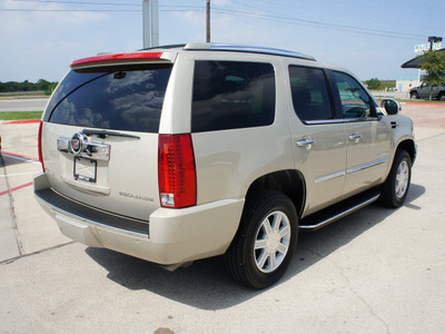 cadillac escalade 2009 gold suv flex fuel 8 cylinders all whee drive automatic 76087