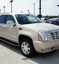 cadillac escalade 2009 gold suv flex fuel 8 cylinders all whee drive automatic 76087