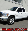 dodge ram pickup 1500 2008 white pickup truck 2wd hemi gasoline 8 cylinders rear wheel drive automatic with overdrive 98371