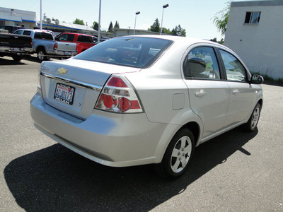 chevrolet aveo 2007 silver sedan ls gasoline 4 cylinders front wheel drive automatic 98371