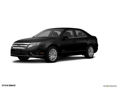 ford fusion hybrid 2012 black sedan hybrid 4 cylinders front wheel drive cont  variable trans  46168