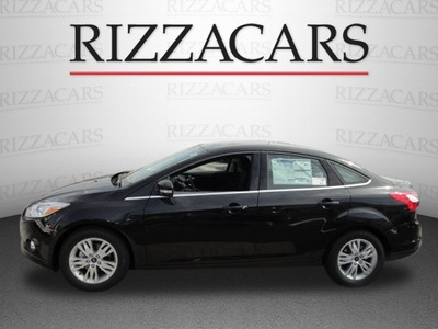 ford focus 2012 black sedan sel flex fuel 4 cylinders front wheel drive automatic with overdrive 60546