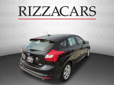ford focus 2012 black hatchback se flex fuel 4 cylinders front wheel drive automatic with overdrive 60546