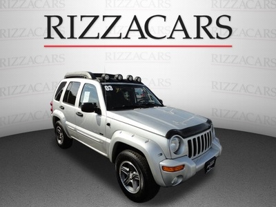 jeep liberty 2003 black suv renegade 4x4 gasoline 6 cylinders 4 wheel drive automatic with overdrive 60546