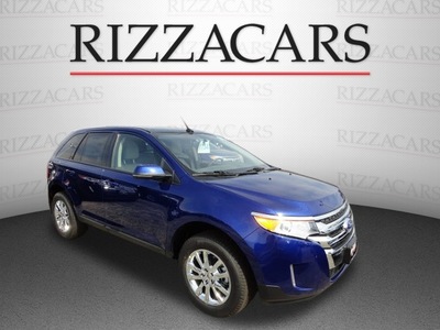 ford edge 2013 blue sel awd gasoline 6 cylinders all whee drive automatic with overdrive 60546