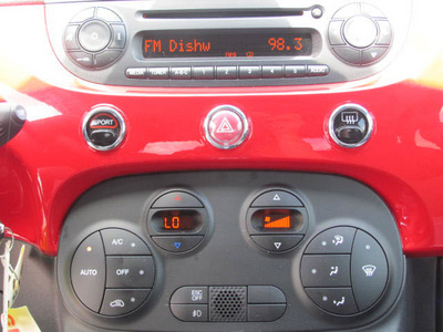 fiat 500 2012 red hatchback sport gasoline 4 cylinders front wheel drive 5 speed manual 33884
