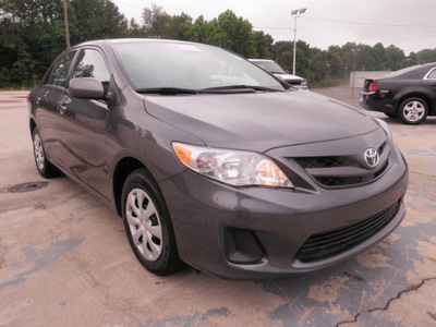 toyota corolla 2011 gray sedan le gasoline 4 cylinders front wheel drive automatic 28217