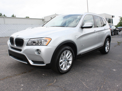 bmw x3 2013 silver suv xdrive28i gasoline 4 cylinders all whee drive automatic 27616