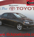 toyota corolla 2011 black sedan gasoline 4 cylinders front wheel drive automatic 79925