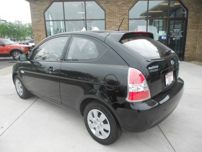 hyundai accent 2010 black hatchback gasoline 4 cylinders front wheel drive not specified 43228