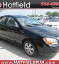 kia spectra 2007 black sedan gasoline 4 cylinders front wheel drive not specified 43228