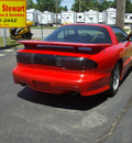 pontiac firebird 1995 red hatchback trans am gasoline v8 rear wheel drive 6 speed manual 43560