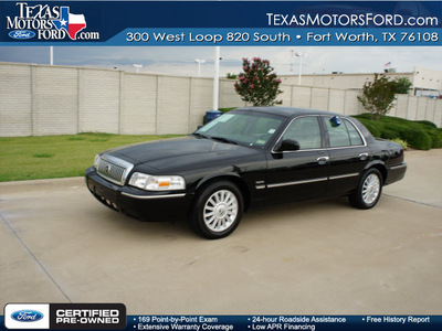 mercury grand marquis 2011 black sedan ls flex fuel 8 cylinders rear wheel drive automatic with overdrive 76108