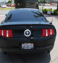 ford mustang 2011 black coupe v6 gasoline 6 cylinders rear wheel drive automatic 91010