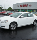 chevrolet malibu 2011 white sedan lt gasoline 4 cylinders front wheel drive automatic 19153