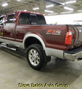 ford f 350 2010 red lariat diesel 8 cylinders 4 wheel drive automatic 14304