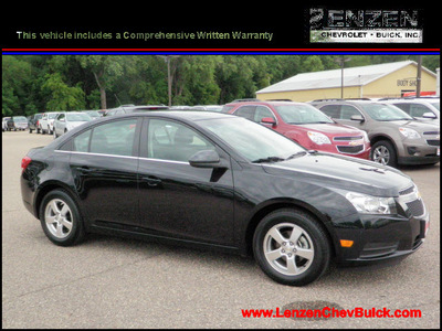 chevrolet cruze 2012 black sedan lt gasoline 4 cylinders front wheel drive automatic 55318