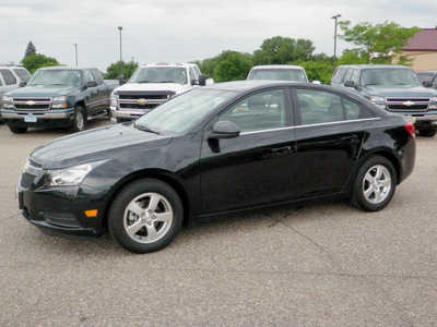 chevrolet cruze 2012 black sedan lt gasoline 4 cylinders front wheel drive automatic 55318