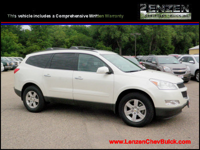 chevrolet traverse 2012 pearl lt gasoline 6 cylinders all whee drive automatic 55318