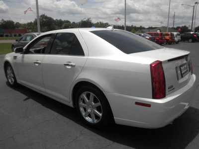 cadillac sts 2009 white sedan v6 luxury gasoline 6 cylinders rear wheel drive automatic 34474