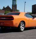 dodge challenger 2012 orange coupe r t plus gasoline 8 cylinders rear wheel drive 6 speed manual 61832