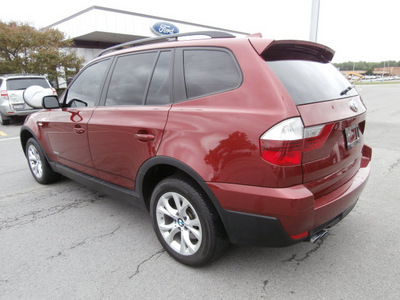 bmw x3 2009 red suv xdrive30i gasoline 6 cylinders all whee drive automatic 13502