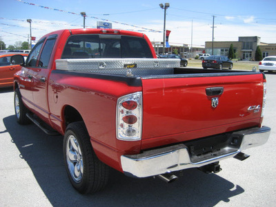 dodge ram pickup 1500 2005 red slt gasoline 8 cylinders 4 wheel drive automatic 62863