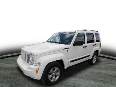 jeep liberty 2009 white suv sport gasoline 6 cylinders 4 wheel drive automatic 14224