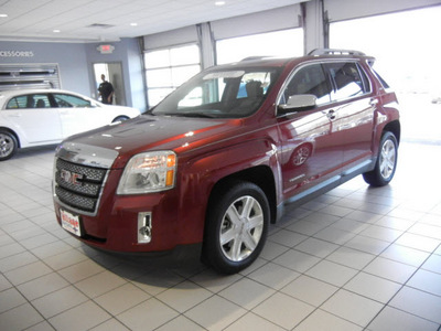 gmc terrain 2011 red slt 2 awd gasoline 4 cylinders all whee drive 6 speed automatic 55391